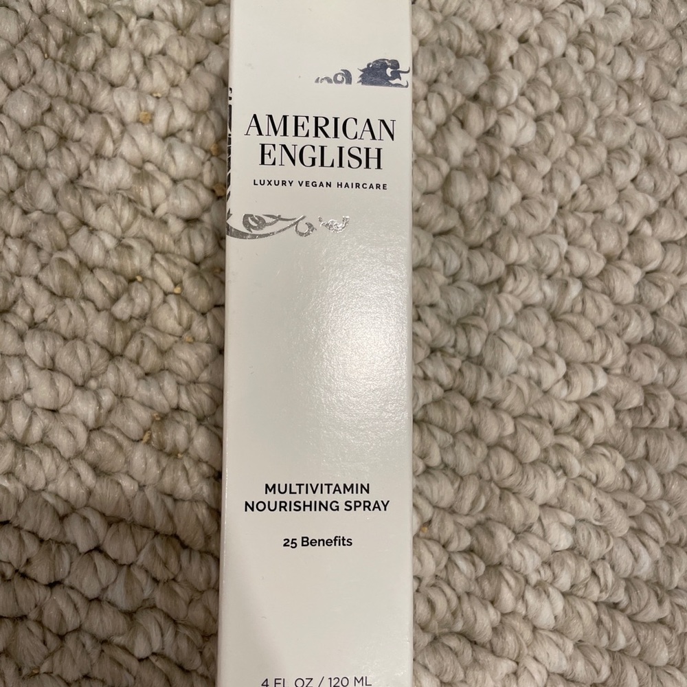 American English hair vitamin spray VEGAN